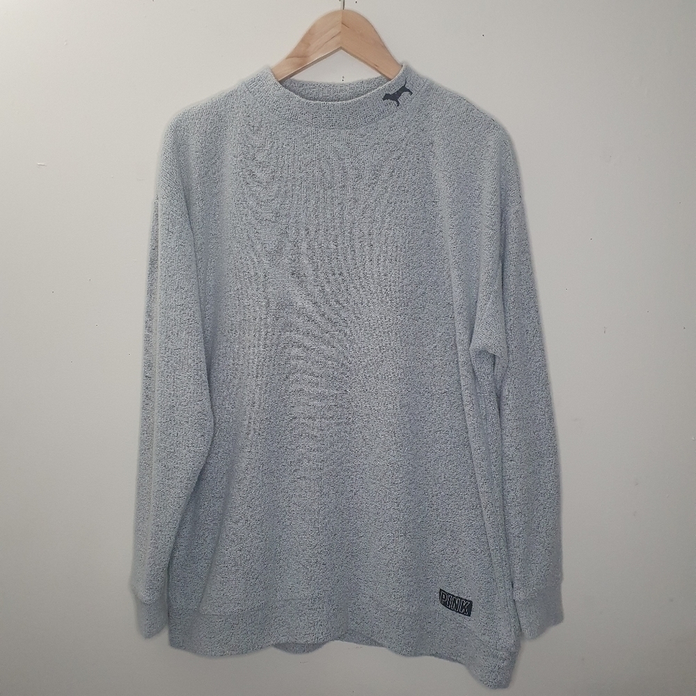 Pink Victoria's Secret Grey Pullover Sweater Sz XS